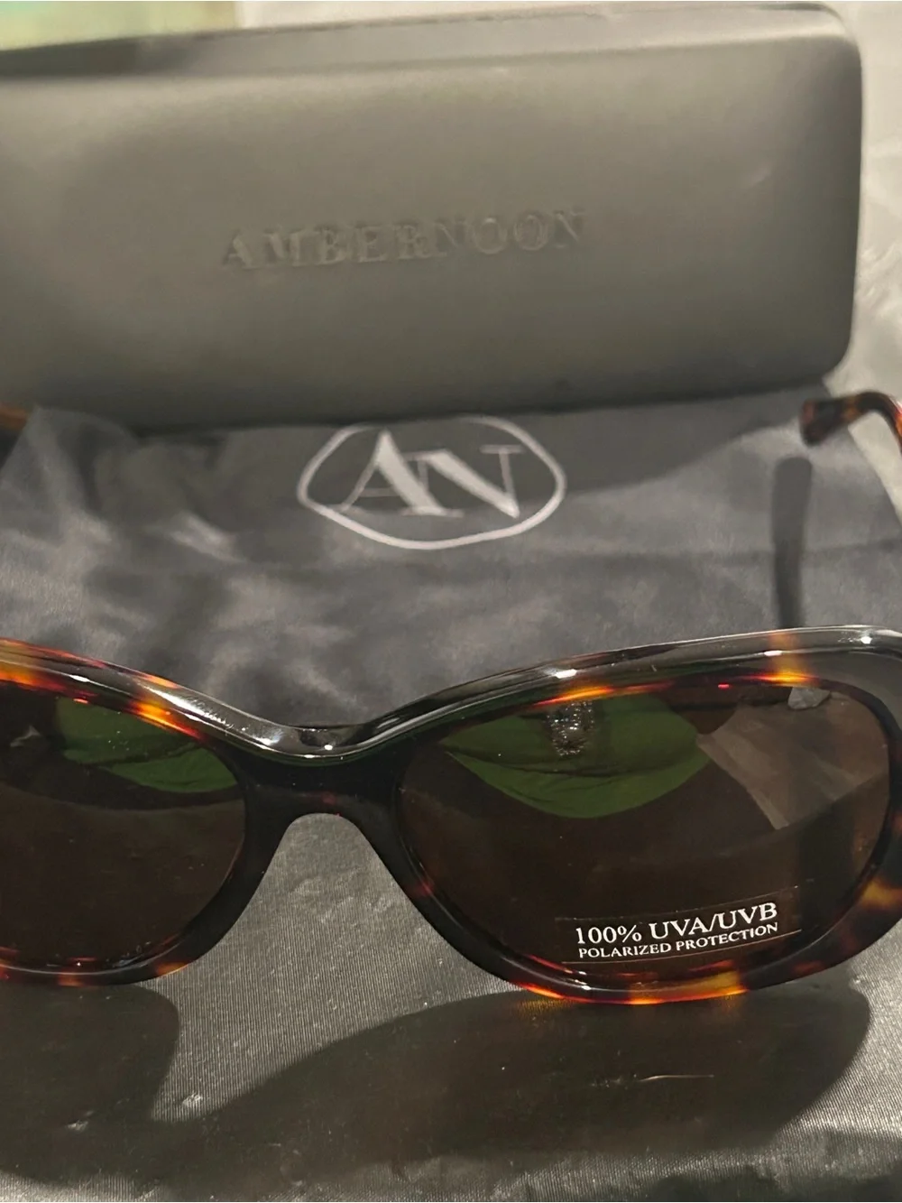 Tortoiseshell Women's Sunglasses with Brown Lenses